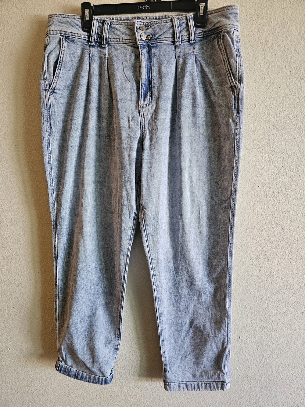 Sonoma Light Blue Women's Wide Leg Jeans